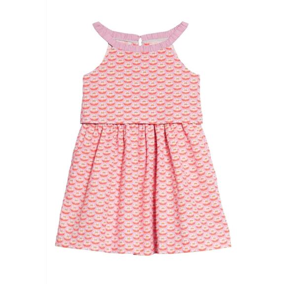 Boden Girls Pink Flower Power Daisy Sleeveless Sun Dress Size 11-12 Y152 cm